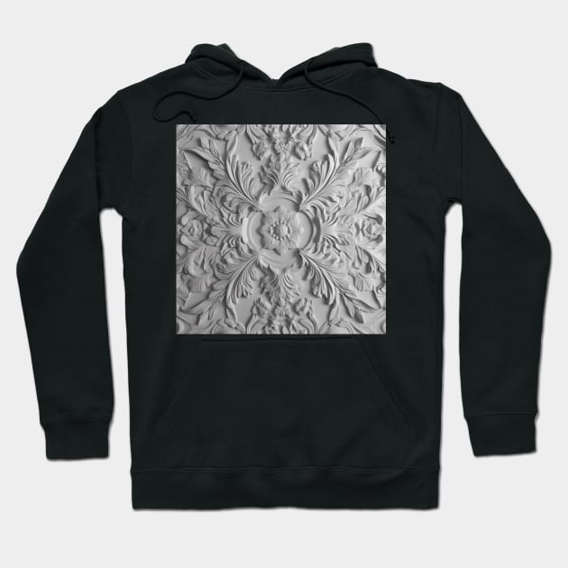 3D Decorative Plaster Art Hoodie by ZUCCACIYECIBO